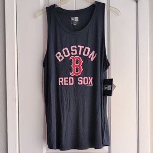 New Era Navy Boston Red Sox Graphic Tank